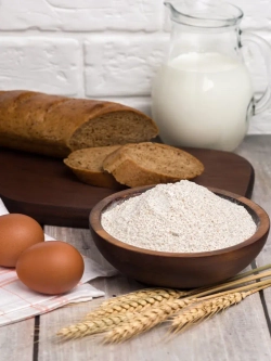 Набор муки и гречки непропаренной (зеленой), 1,8 кг
