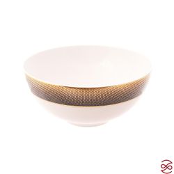 Салатник Falkenporzellan Deluxe Shape - Rio Black Gold 21 см