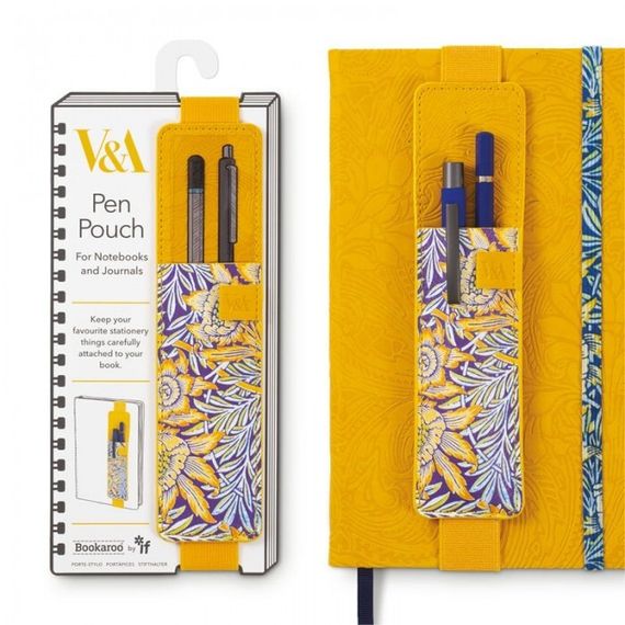 V&amp;A Bookaroo Pen Pouch - Morris Tulip &amp; Willow