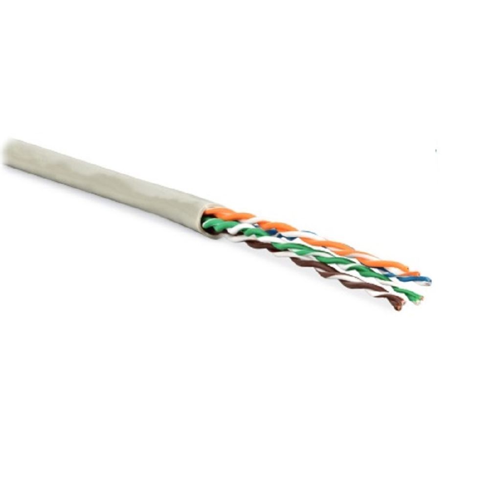 UTP Hyperline, cat.5e, UUTP4-C5E-P24-IN-LSZH-GY-100 (100 м многожильный)