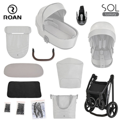 Детская коляска Roan Sol Luxury 2 в 1 RSL/4051 Taupe/Nikiel