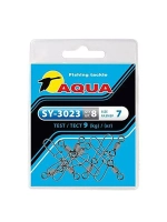 Карабин с вертлюгом для рыбалки SY-3023 №05 (упк. 8 шт.)