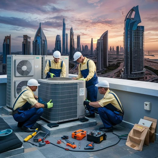 Стандартный монтаж кондиционера