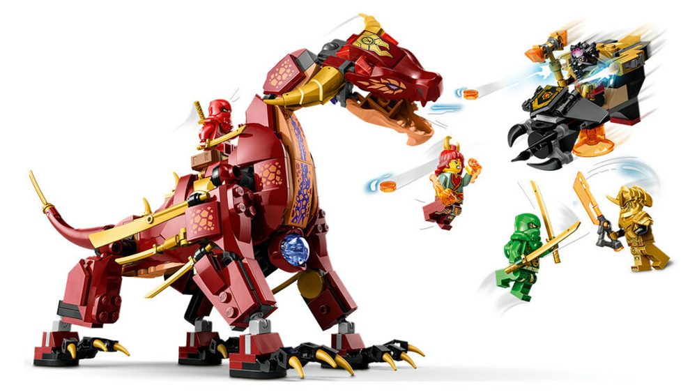 Конструктор LEGO Ninjago 71793 Лавовый дракон-трансформер