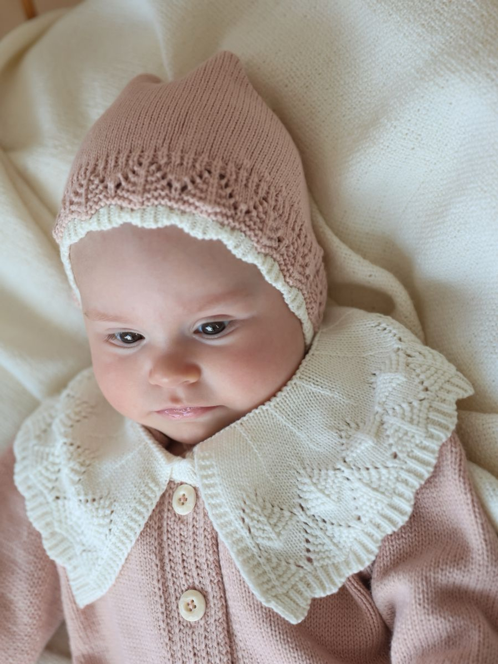 Костюм «Классика», Пудровый и кремовый