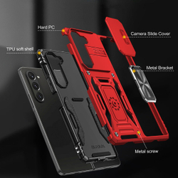 Чехол Safe Case с кольцом и защитой камеры для Samsung Galaxy Z Fold 6