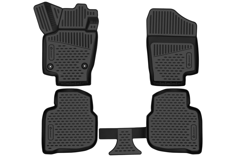 Коврики в салон для JETTA VA3 2023 - 4шт. (полиуретан) арт.ELEMENT3DAN0571210K