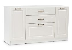 Комод Ливерпуль белый / ясень ваниль