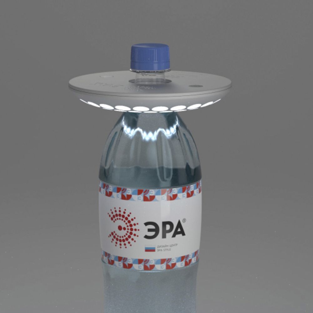 Фонарь кемпинговый светодиодный ЭРА KB-601 НЛО на батарейках с магнитом и карабином походный яркий светильник