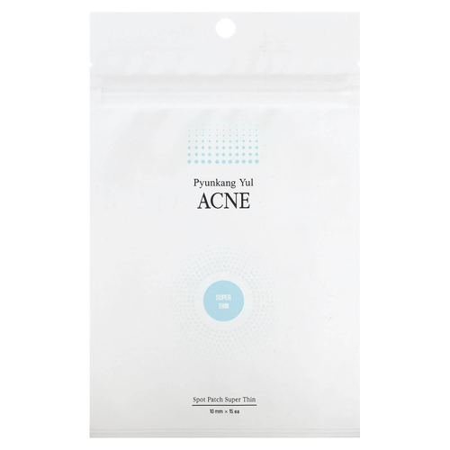 Pyunkang Yul, Супертонкие, против акне, точечные патчи, 15 шт., 10 мм каждое
