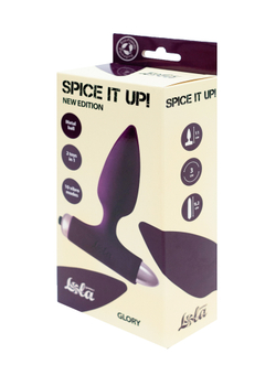 Анальная пробка с вибрацией Spice it up New Edition Glory Ultraviolet