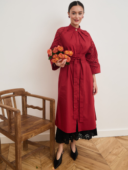 Платье кимоно ажурное