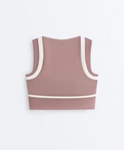 Oysho Топ Compressive, темно-сиреневый