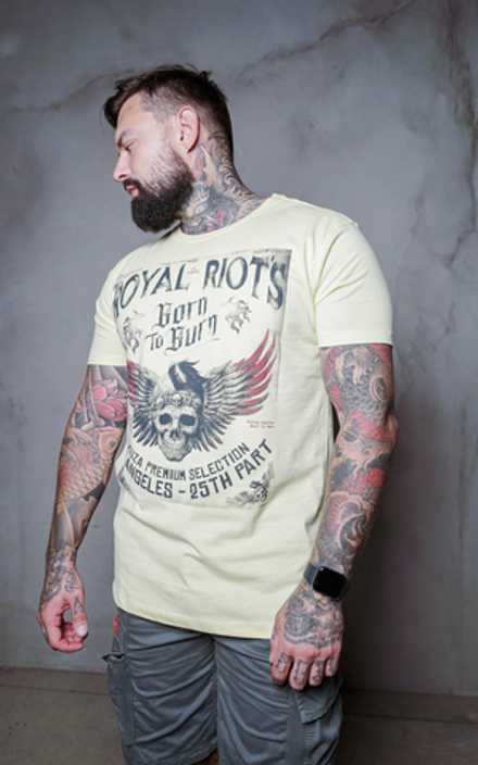 Футболка желтая Yakuza Premium 3702