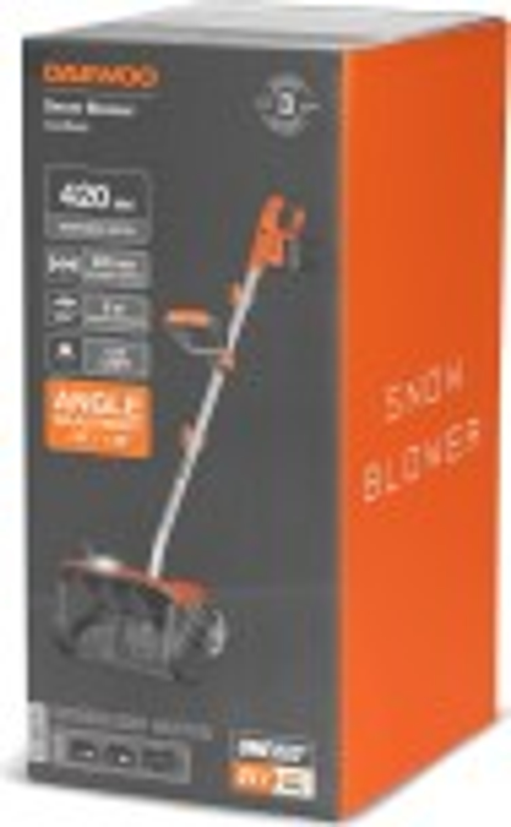 Снегоуборщик (электролопата) аккумуляторный DAEWOO DAST 4242Li SET с АКБ и ЗУ