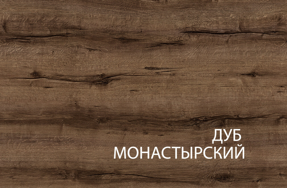 Полка навесная ВТ, JAGGER, цвет Дуб монастырский /Черный