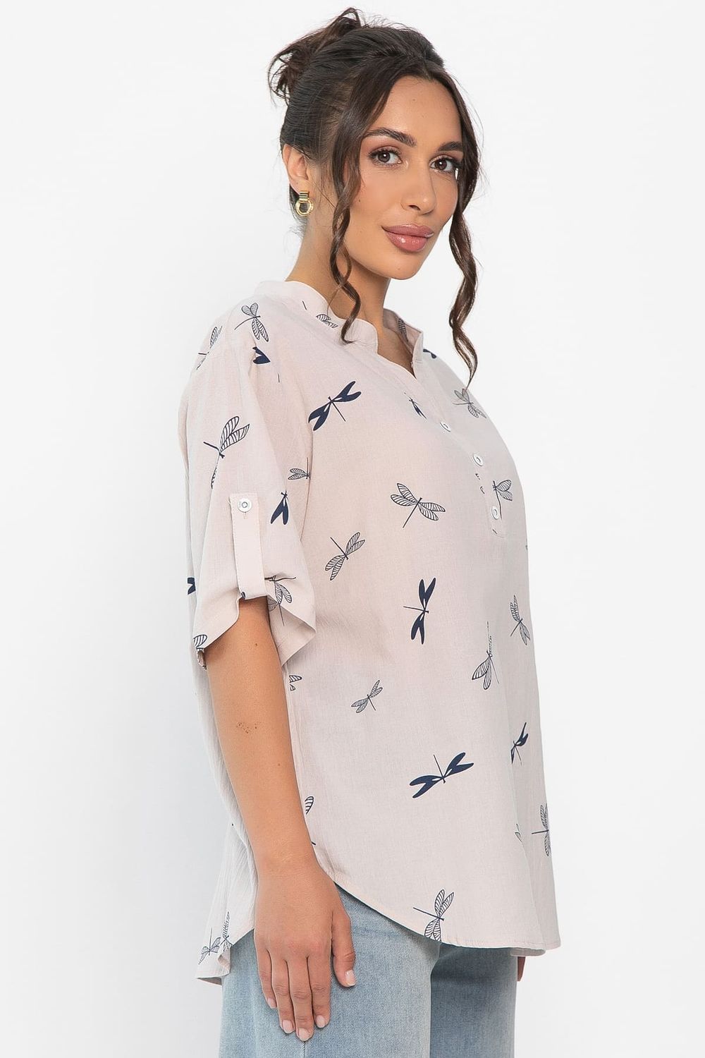 Блуза Флоретта (бежевая) Б13974-20М LT Collection