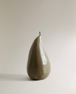 Декоративная свеча Zara Home, 16х9х9 см, зелёный, 6366/065