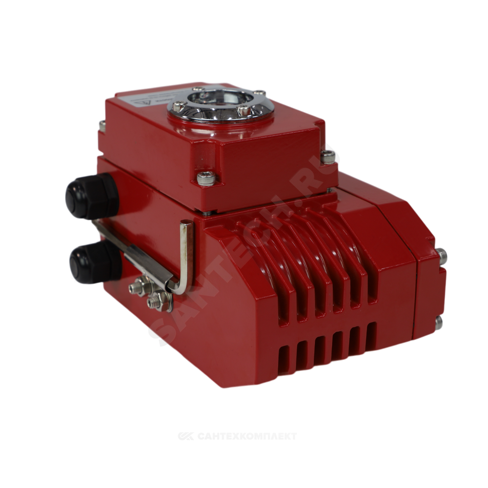 Электропривод четвертьоборотный QB-600 F07/F10/F12 22х22/17х17 квадрат 220В IP67 Benarmo