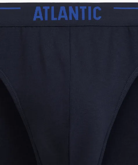 Трусы (5шт) мужские слипы спорт Atlantic, 5SMP-004, хлопок, темно-синий