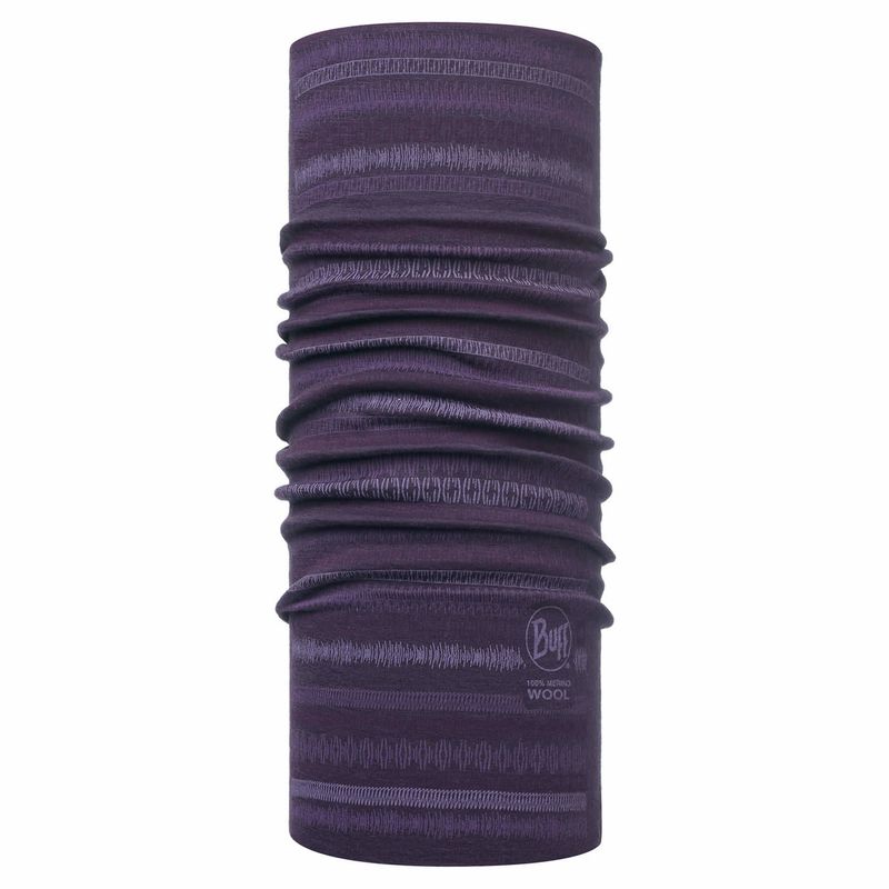 Шерстяной женский шарф-труба Slim Fit Merino Wool Buff Lisha Plum Фото 1