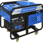 Электростанция дизельная с воздушным охлаждением ТСС SDG12000 EHA открытая 100057