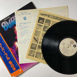Винтажная виниловая пластинка LP Deep Purple Burn (Japan 1979) (Obi) Mistreated