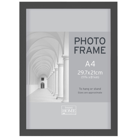 Innova PI01498 фоторамка 21*29,7 cm Block frame под фото А4, черный, МДФ