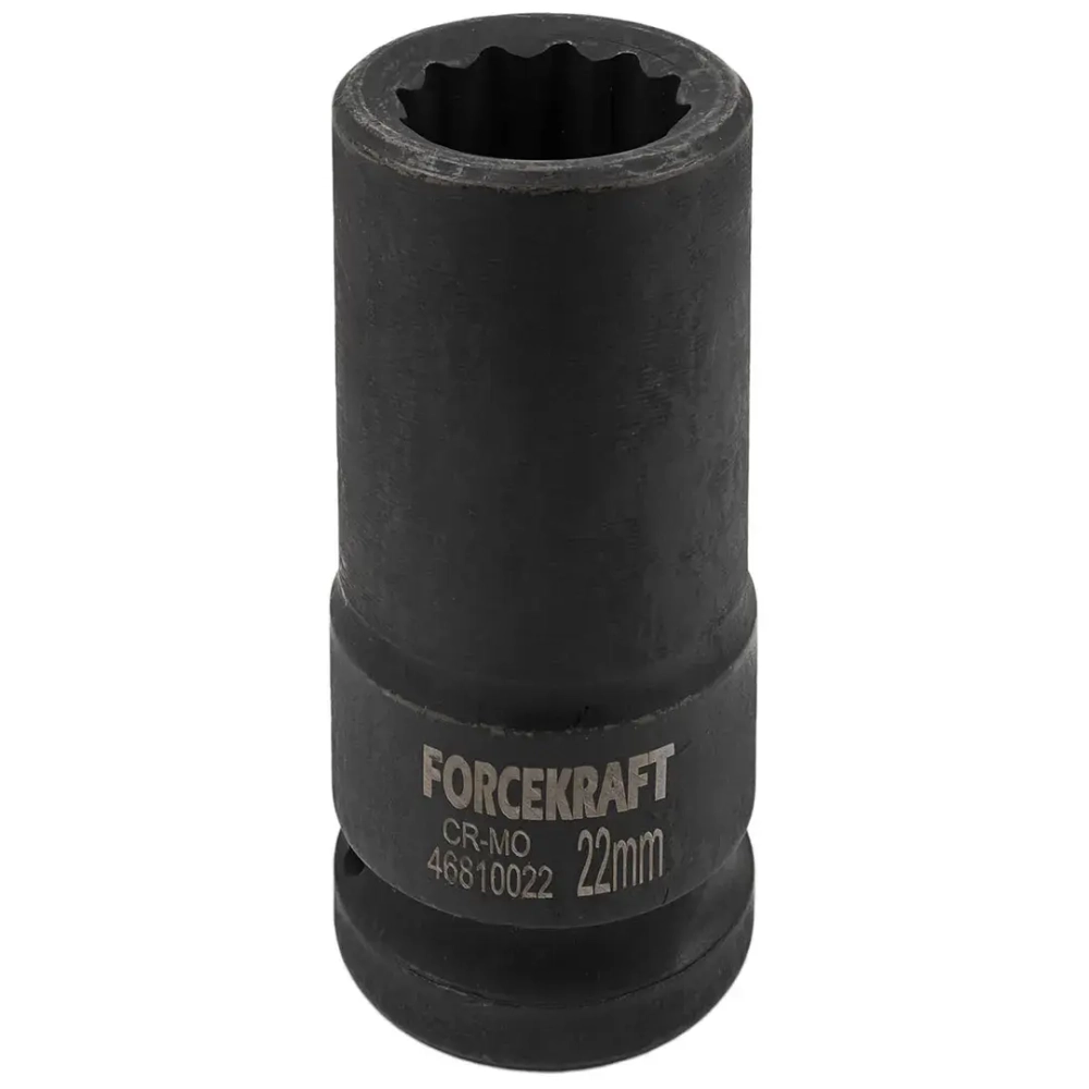 Головка ударная глубокая 3/4'', 22мм (12гр.) FORCEKRAFT FK-46810022