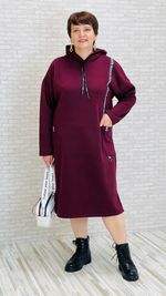 Платье МС-14007 (бордо)