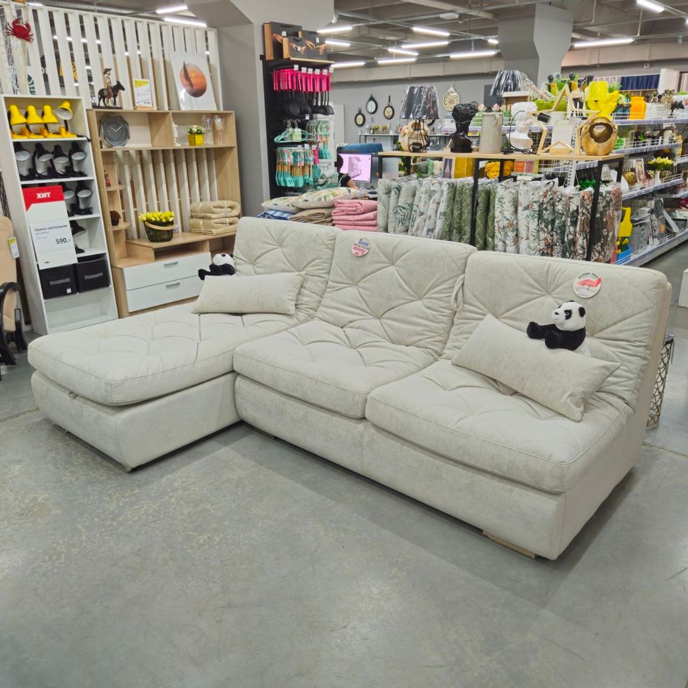 Диван Грейс-1 с оттоманкой, ДиСави, г.Орск (Elza-12)