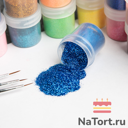 Блестки декоративные «Светло-синий» 10 гр