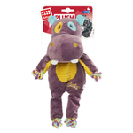 85066 Игрушка для собак Бегемот с веревкой 34см, серия PLUSH FRIENDZ