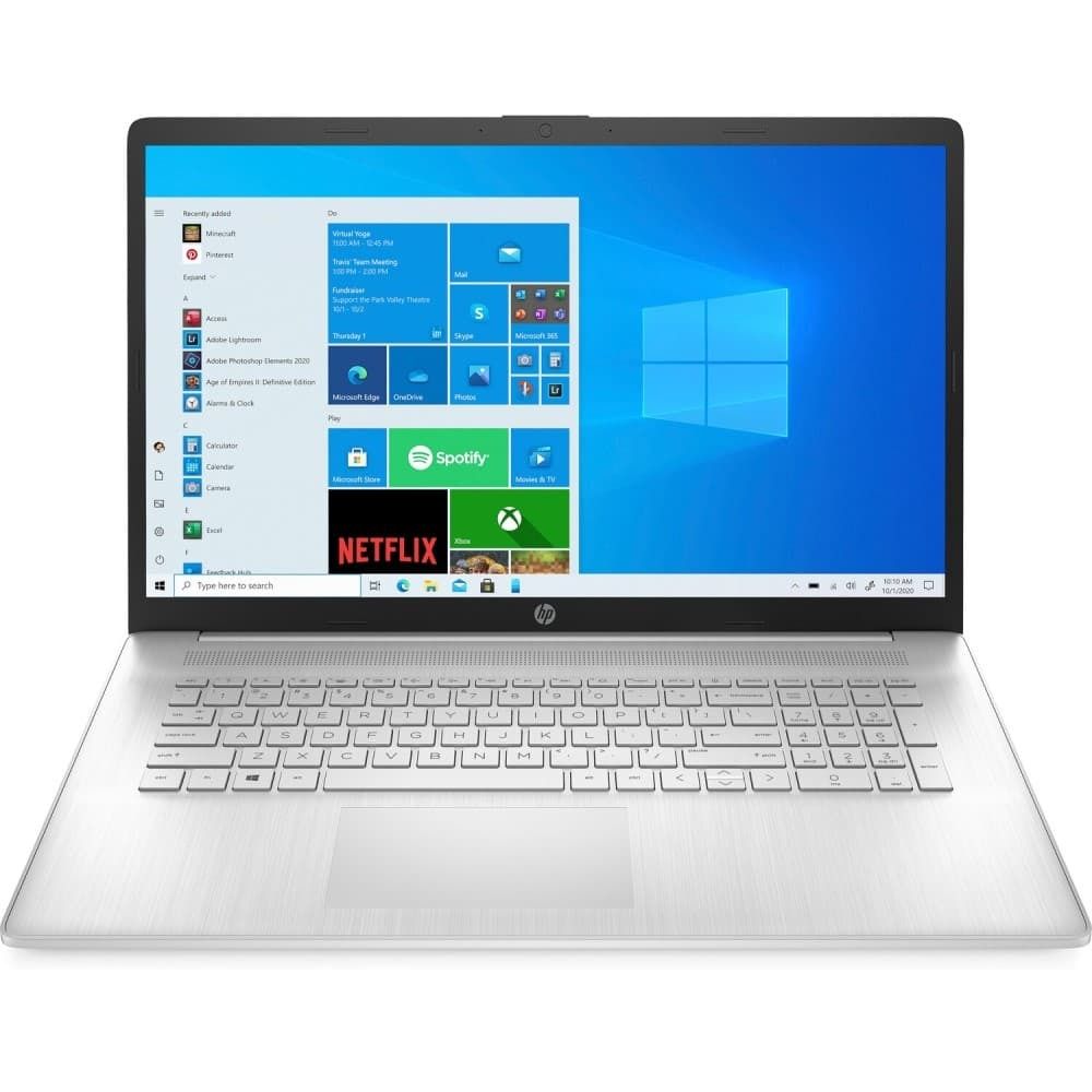 Ноутбук HP 17t-cn000, 17.3&amp;quot; (1920x1080) IPS/Intel Core i7-1165G7/16ГБ DDR4/512ГБ SSD/Iris Xe Graphics/Windows 11 Home/Английская клавиатура, серебристый [2W0H5AV]