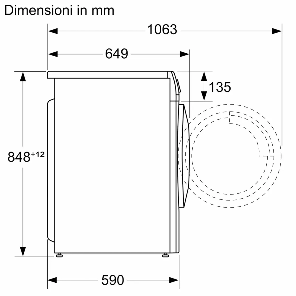 Стирально-сушильная машина Bosch WNA13400IT