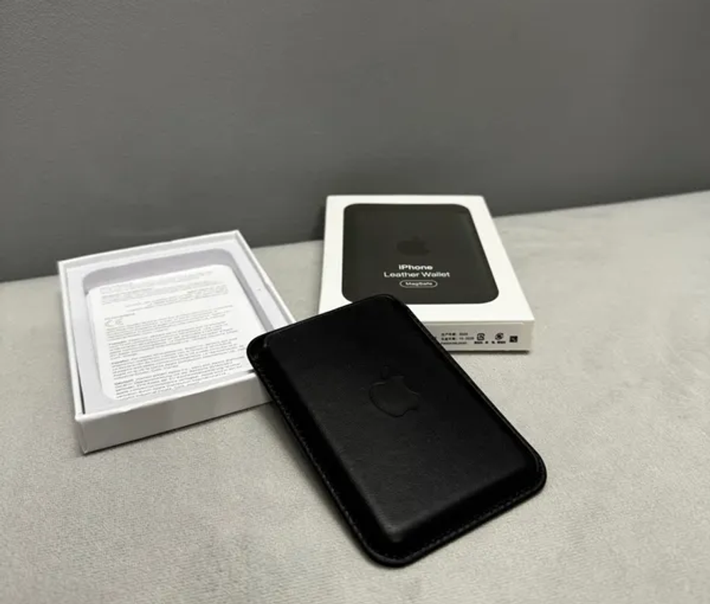 iPhone Leather Wallet (натуральная кожа) MagSafe с цветной анимацией