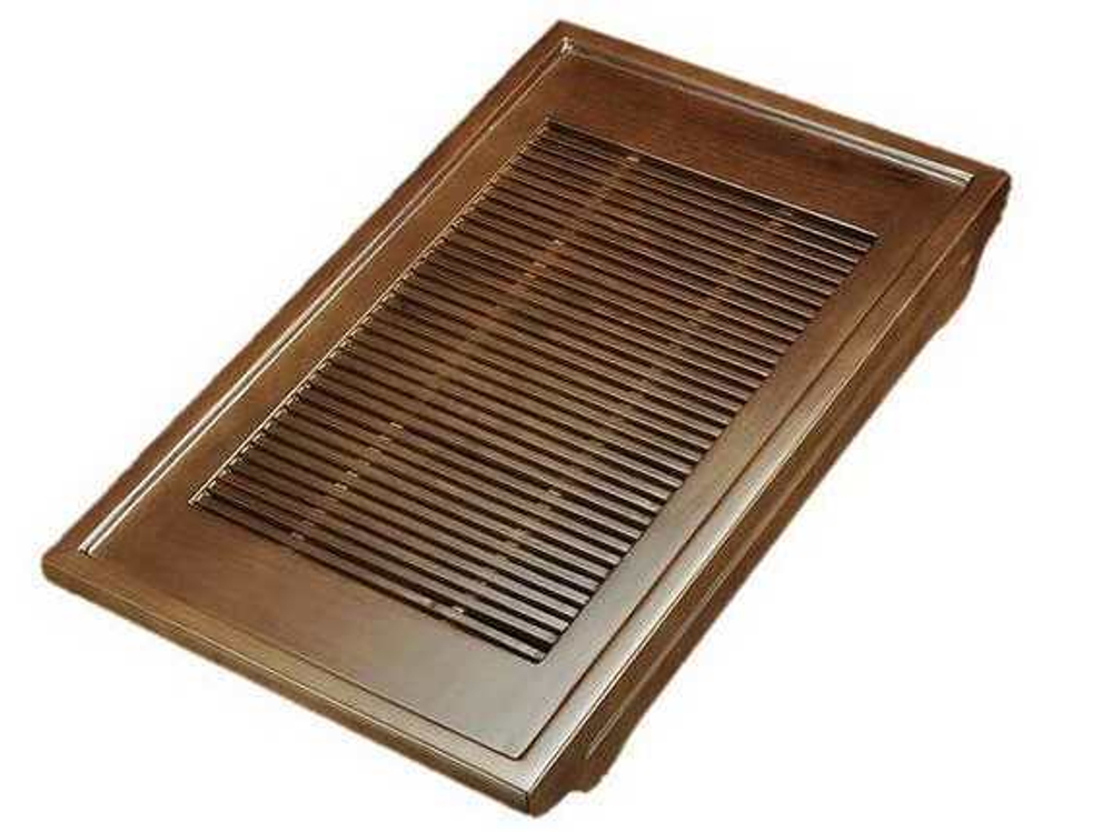 278042 Чабань "Восковое дерево" поддон+шланг, l=55,3см, дерево/пластик тем.коричневый