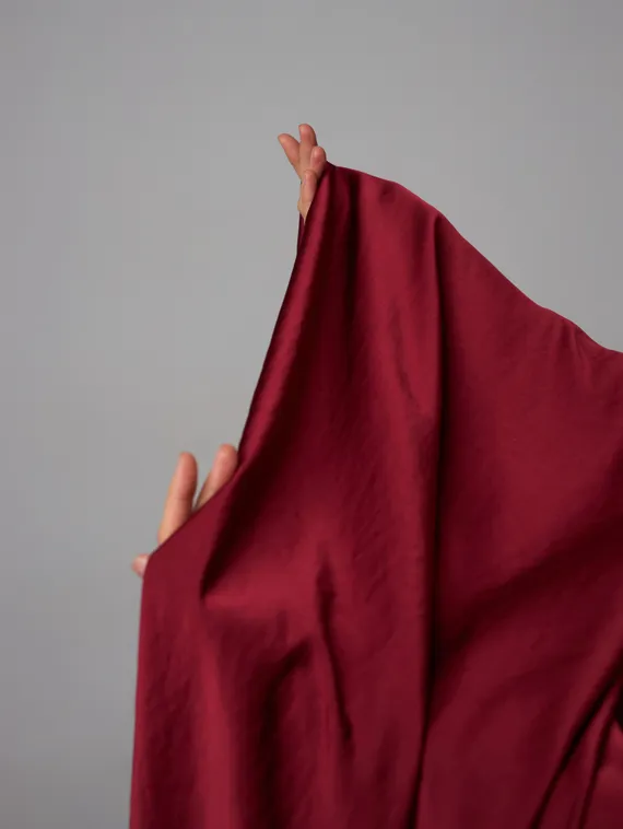 Сатин плательный двусторонний, арт. 2328, Китай, вино