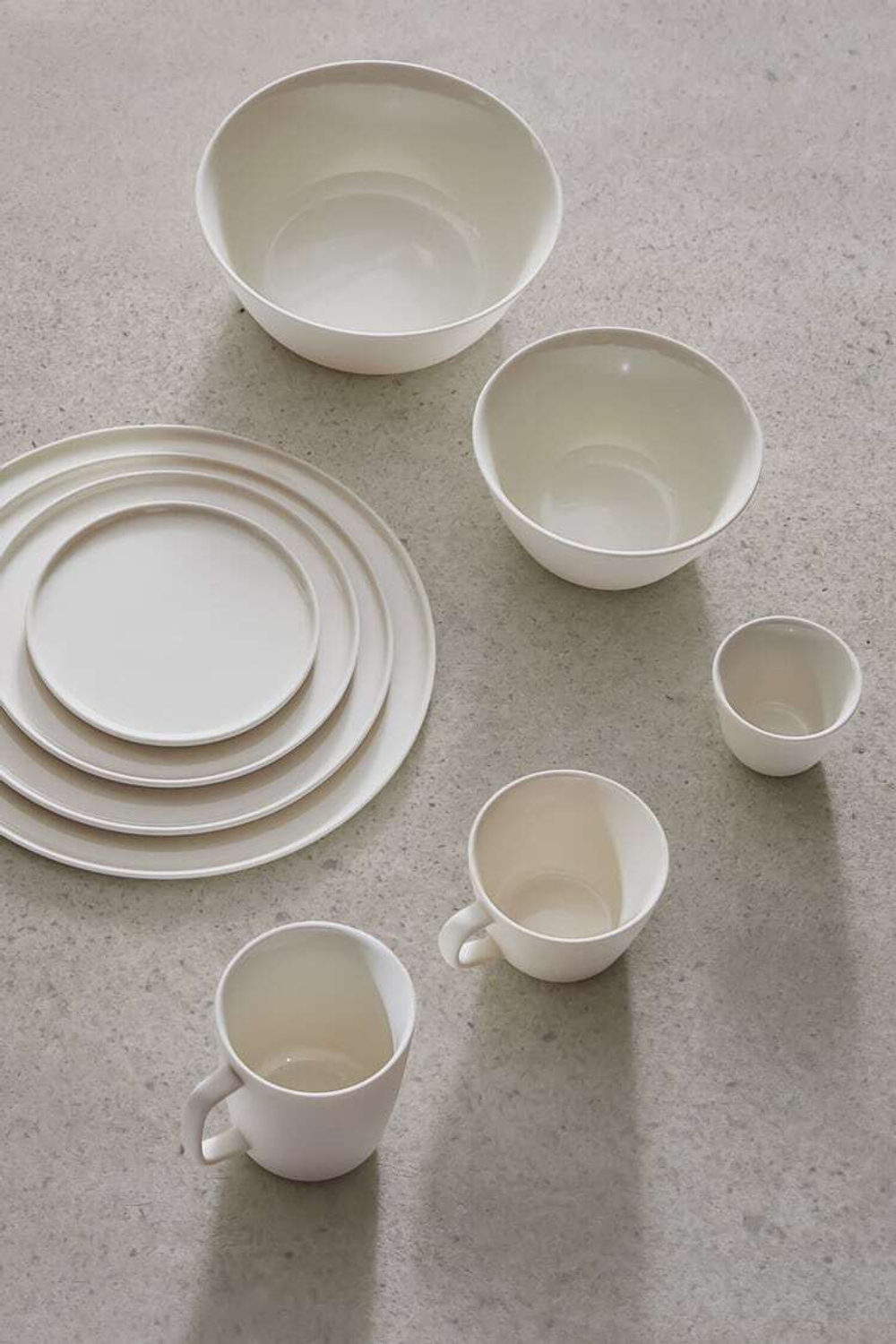 ZARA HOME НАБОР ИЗ 2 ЧАШЕК 22 CL, БЕЛЫЙ