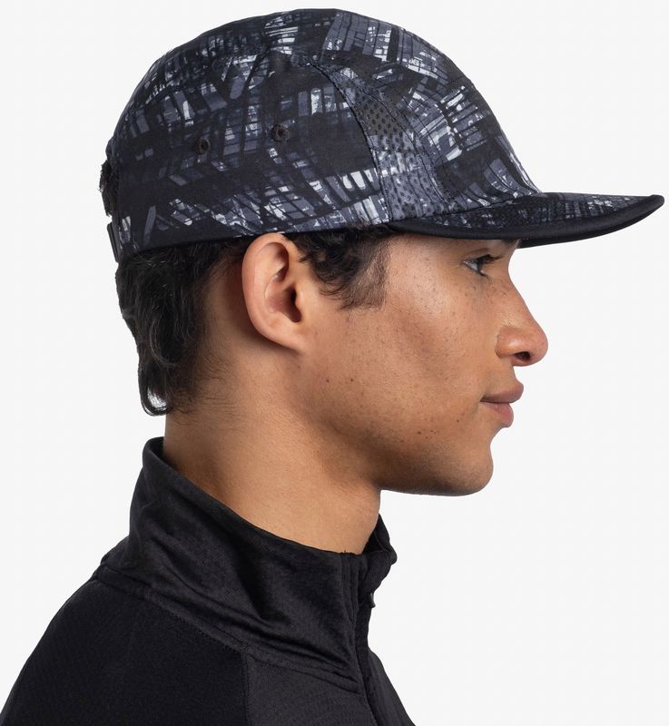 Кепка полиэстер Buff 5 Panels Cap Gline Black Фото 6