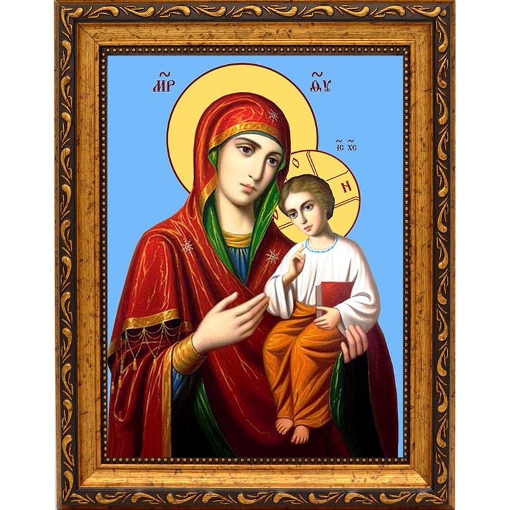 Песчанская Казанская икона Божией Матери на холсте.