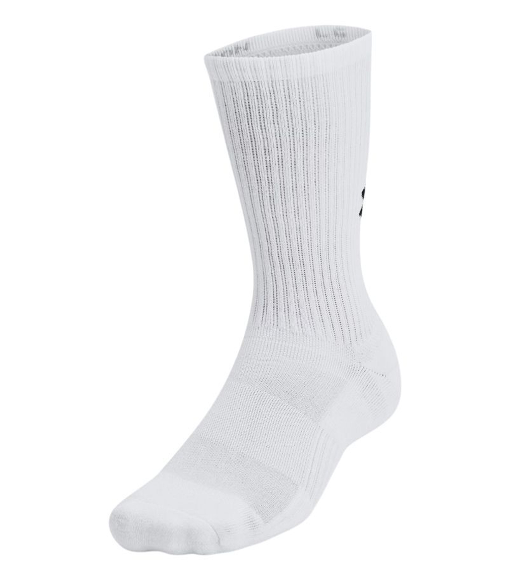 Теннисные носки Under Armour Training Cotton 3P - white/black