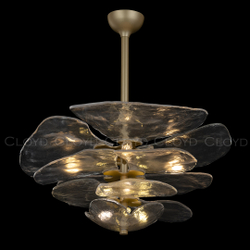 Люстра Cloyd ASPASIA C12 / Ø67 см - латунь светл. (арт.11654)