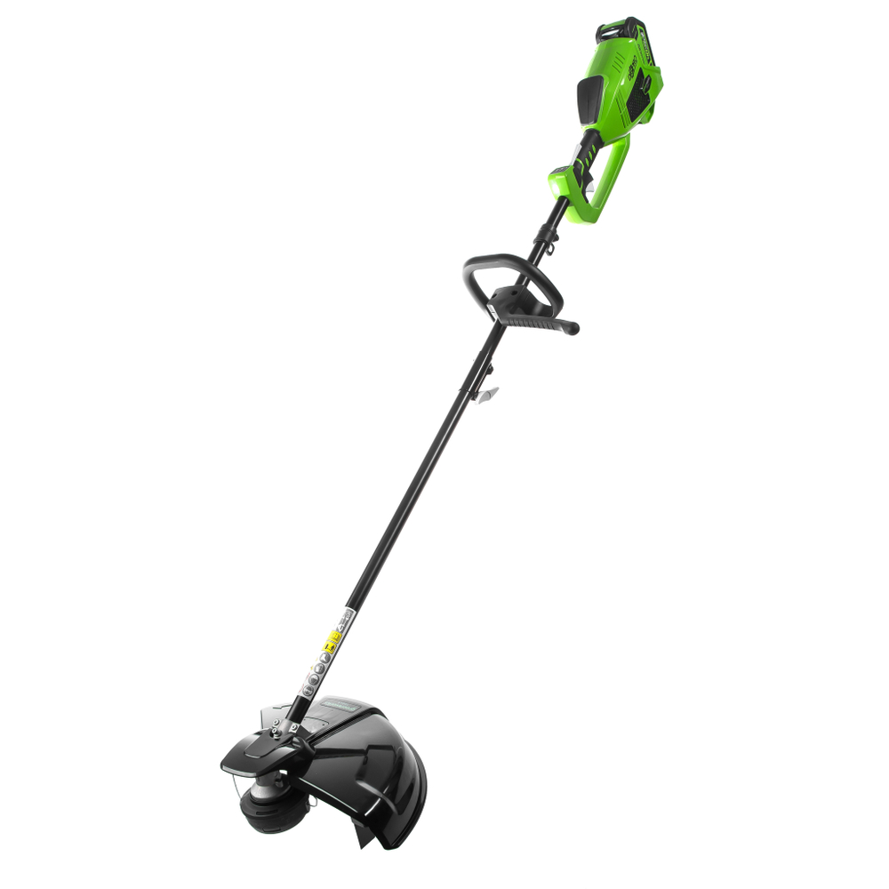 Триммер аккумуляторный Greenworks GD40BC, 40V, 40 см, бесщеточный, с 1хАКБ 4 Ач и ЗУ