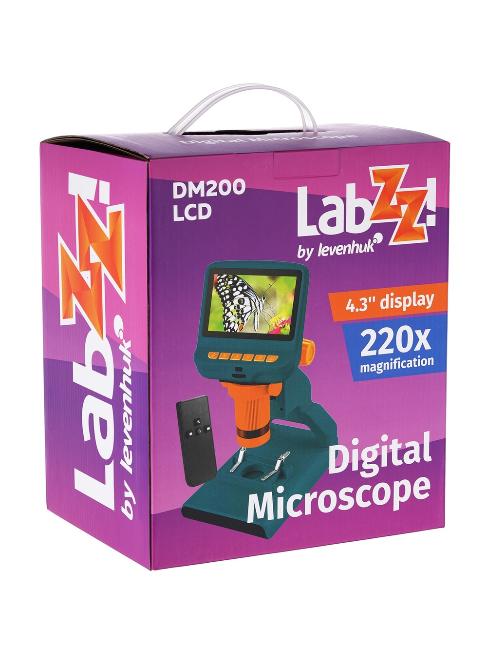 Микроскоп цифровой Levenhuk LabZZ DM200 LCD