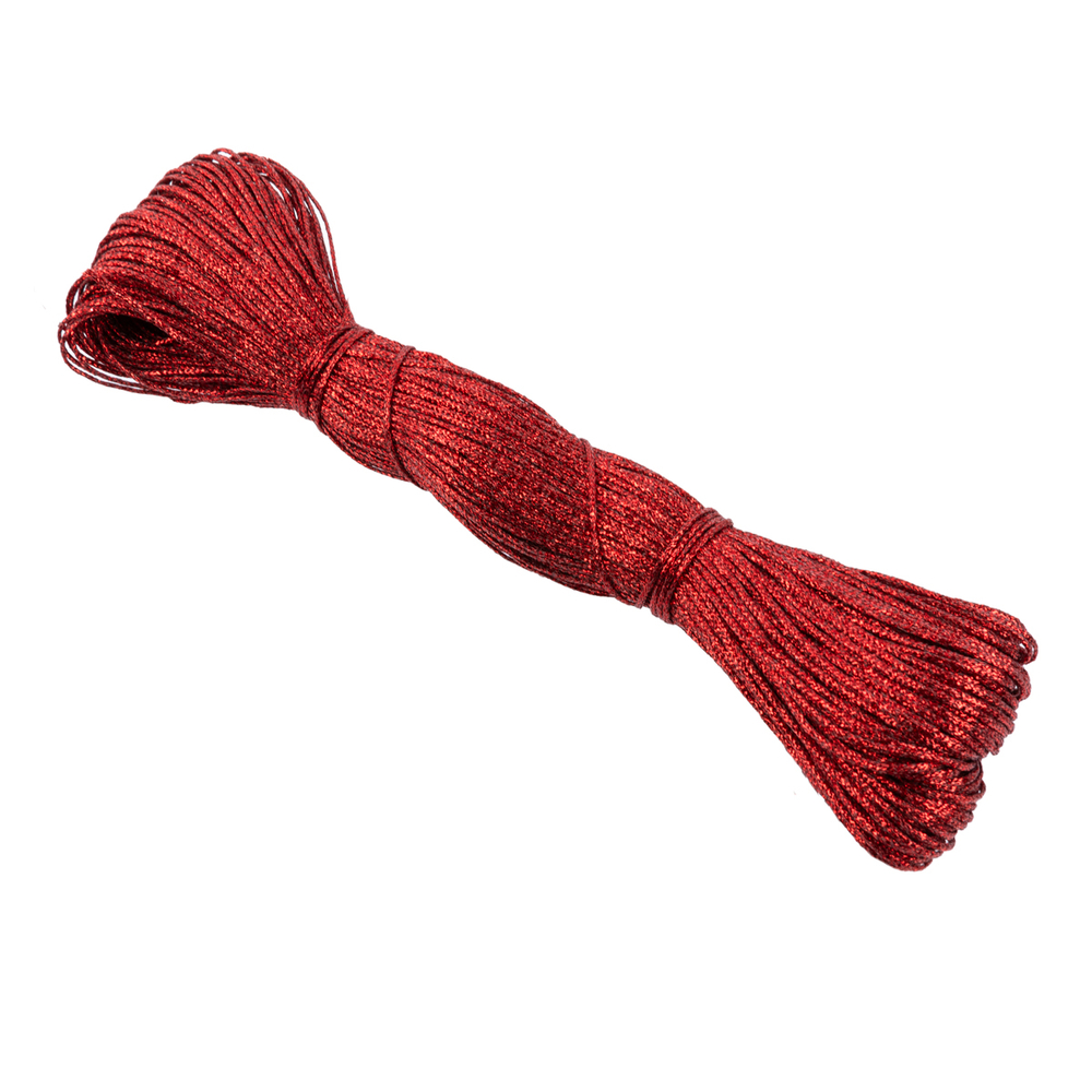 Шнур С 2736 рис 5888 1 мм отделочный, красный