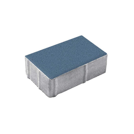 Тротуарная плитка ПРЯМОУГОЛЬНИК 300х200 мм - Стандарт Синий