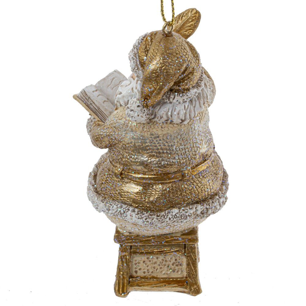 GAEM Фигурка декоративная подвесная "Дед Мороз", L4,5 W5,5 H9,5 см