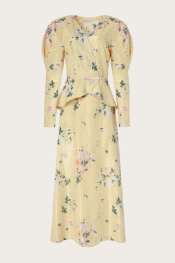 Юбка и жакет из хлопка с люрексной ниткой