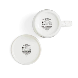 Royal Worcester Кружка Wrendale Designs 290 мл со свинкой и блюдцем
